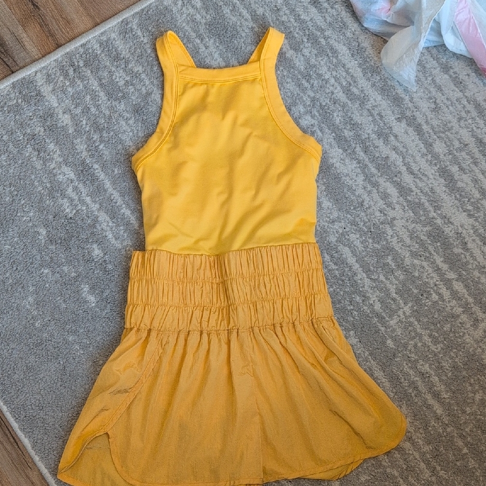Yellow Sleeveless Dress